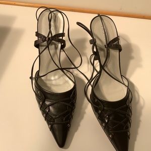 BCBG Sexy Stappy Heels- Brand New- Never Worn